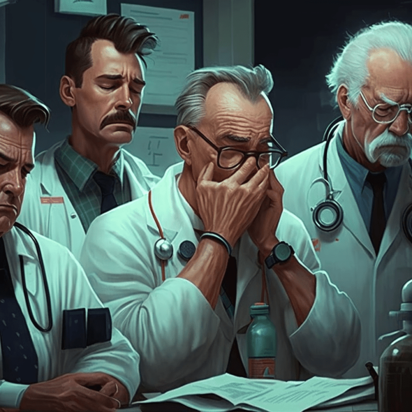 trötta läkare